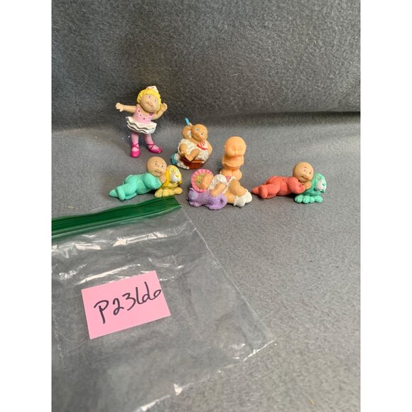 Cabbage Patch Kids 1984 Miniature Figurines Set of 6 Collectible Vintage - Picture 9 of 9